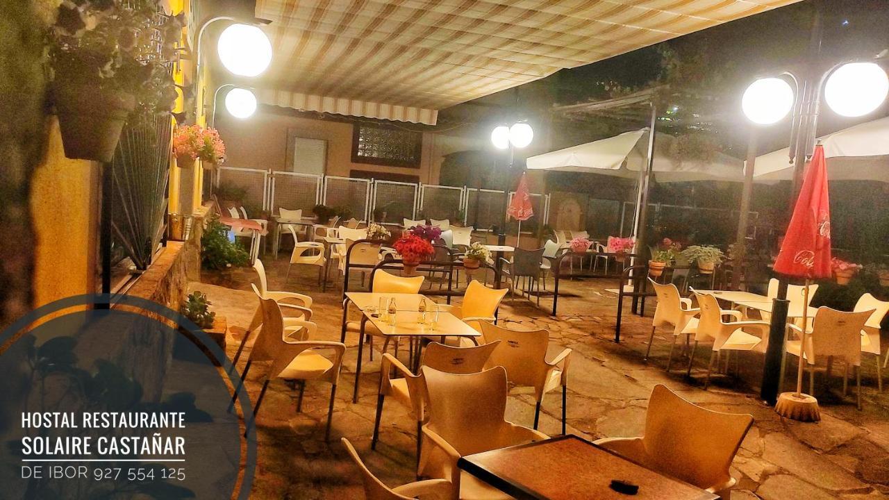 Hostal Restaurante Solaire Castañar de Ibor Kültér fotó