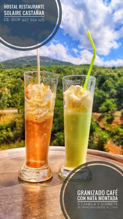 Hostal Restaurante Solaire Castañar de Ibor Kültér fotó