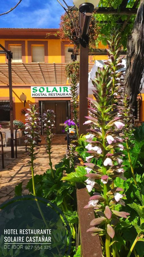 Hostal Restaurante Solaire Castañar de Ibor Kültér fotó